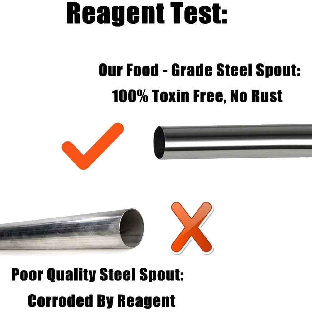 Speed Pourer Cap - ABNL Vertedores de acero inoxidable, vertedores
