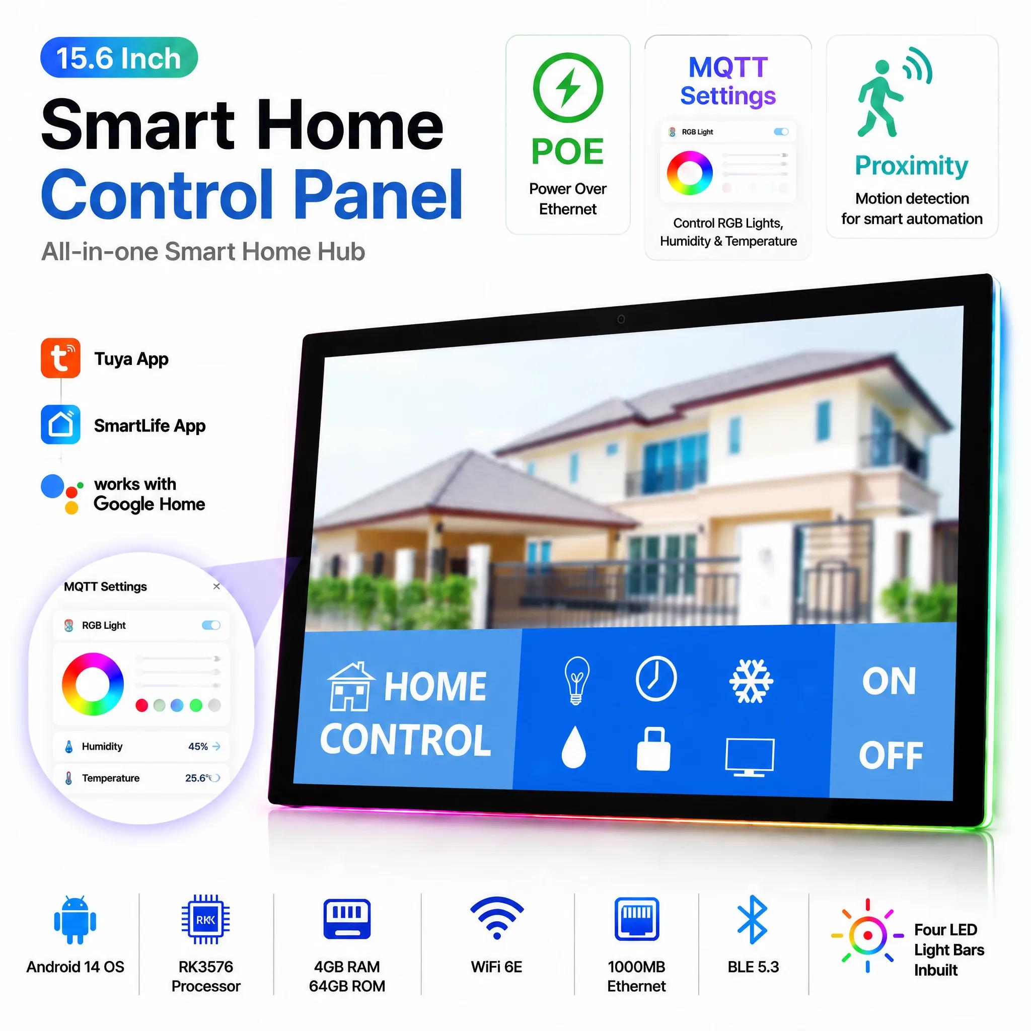 Home Bar Android - Tablet Inteligente para Hogar de 15.6
