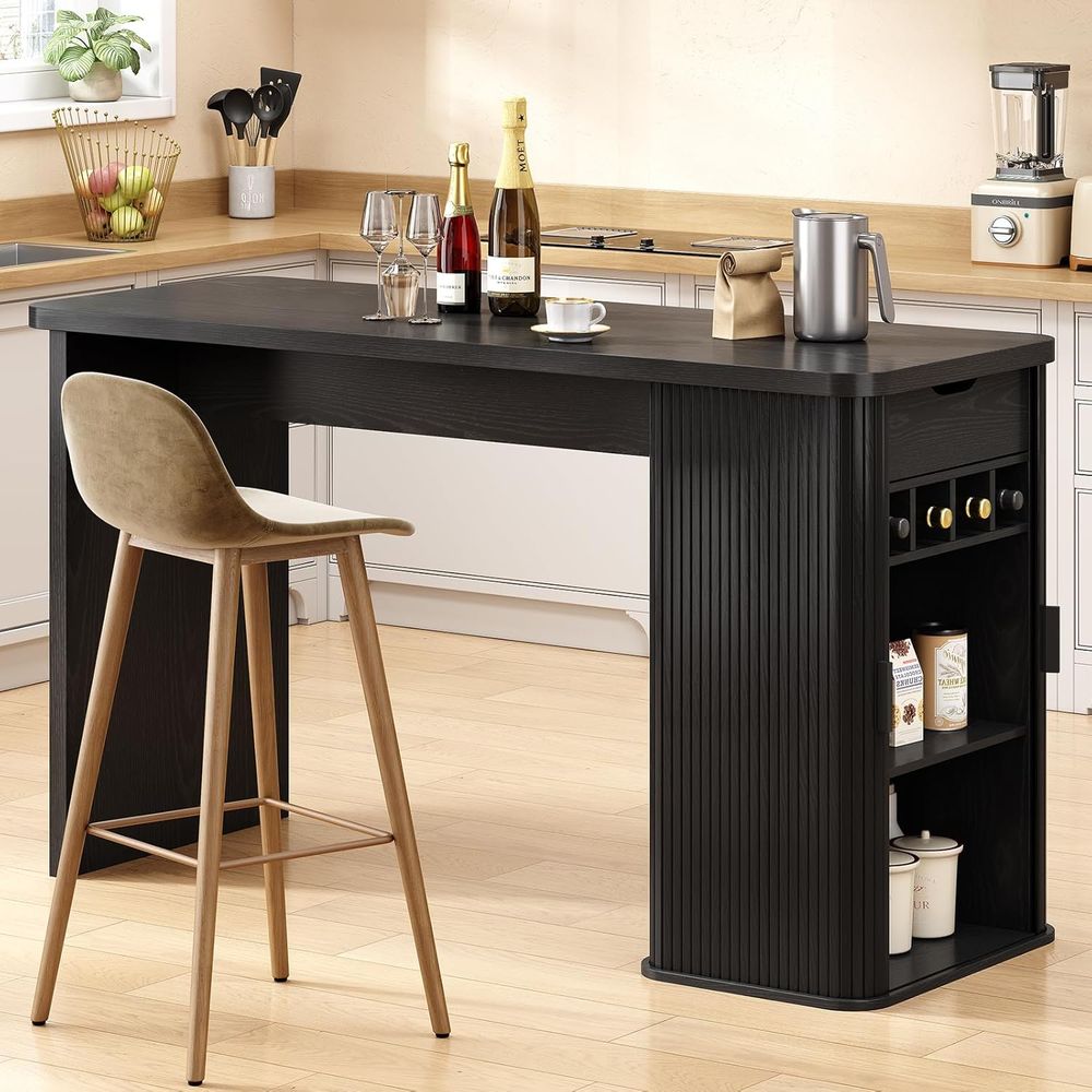 Home Bar And Counter - Isla de Cocina de 59 Pulgadas