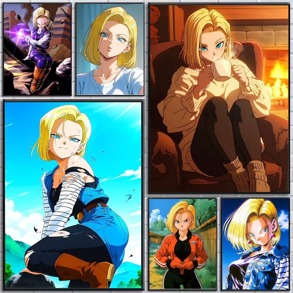 Home Bar Android - Pósteres de Anime DRAGON BALL Android
