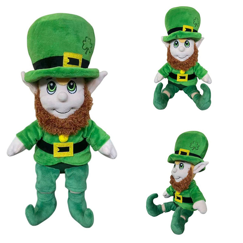 Home Bargains - Muñeco de Peluche Verde para Decoración