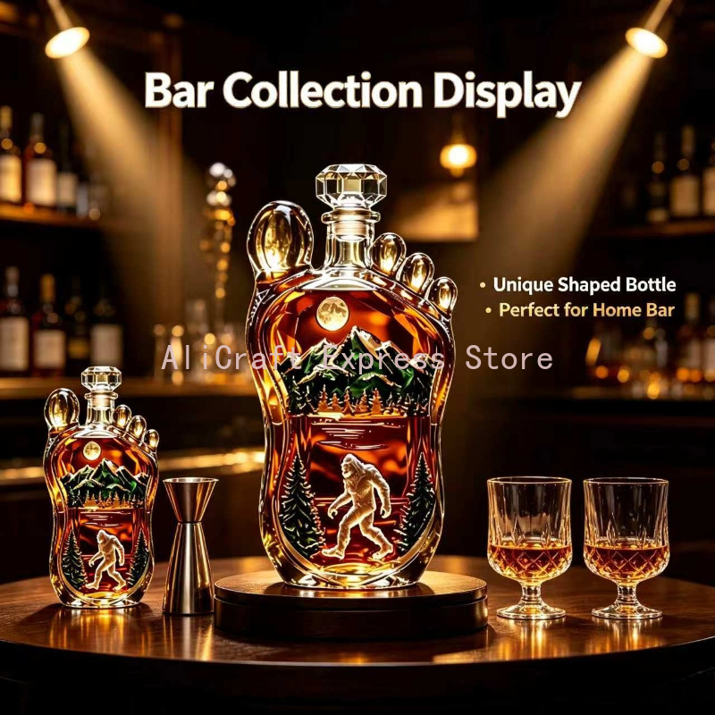Decantador de whisky con forma - Home Bargains reseña y precio