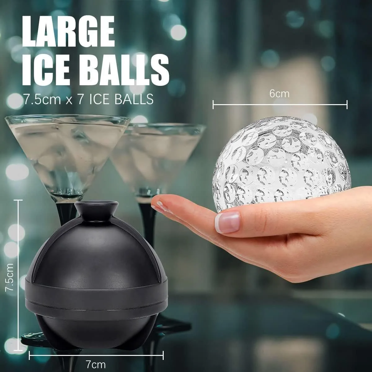 Máquina para hacer bolas de hi - Ice Mold Sphere reseña y precio