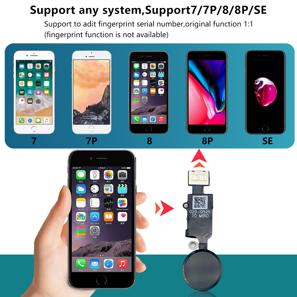 JC 6th 3D Home Button Flex par - Home Bar Iphone reseña y precio
