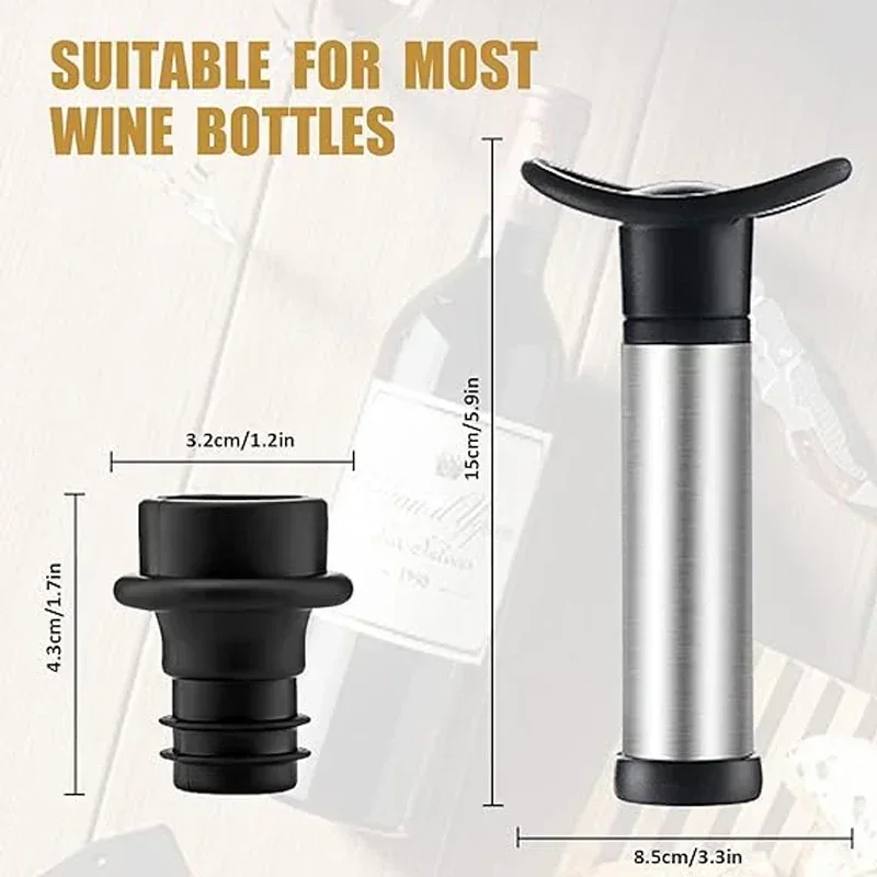 Kit de bomba de vino al vacío  - Wine Preservation Pump reseña y precio