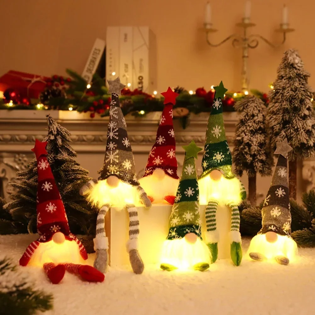 Gnomo de Navidad LED, muñeco s - Home Bargains reseña y precio
