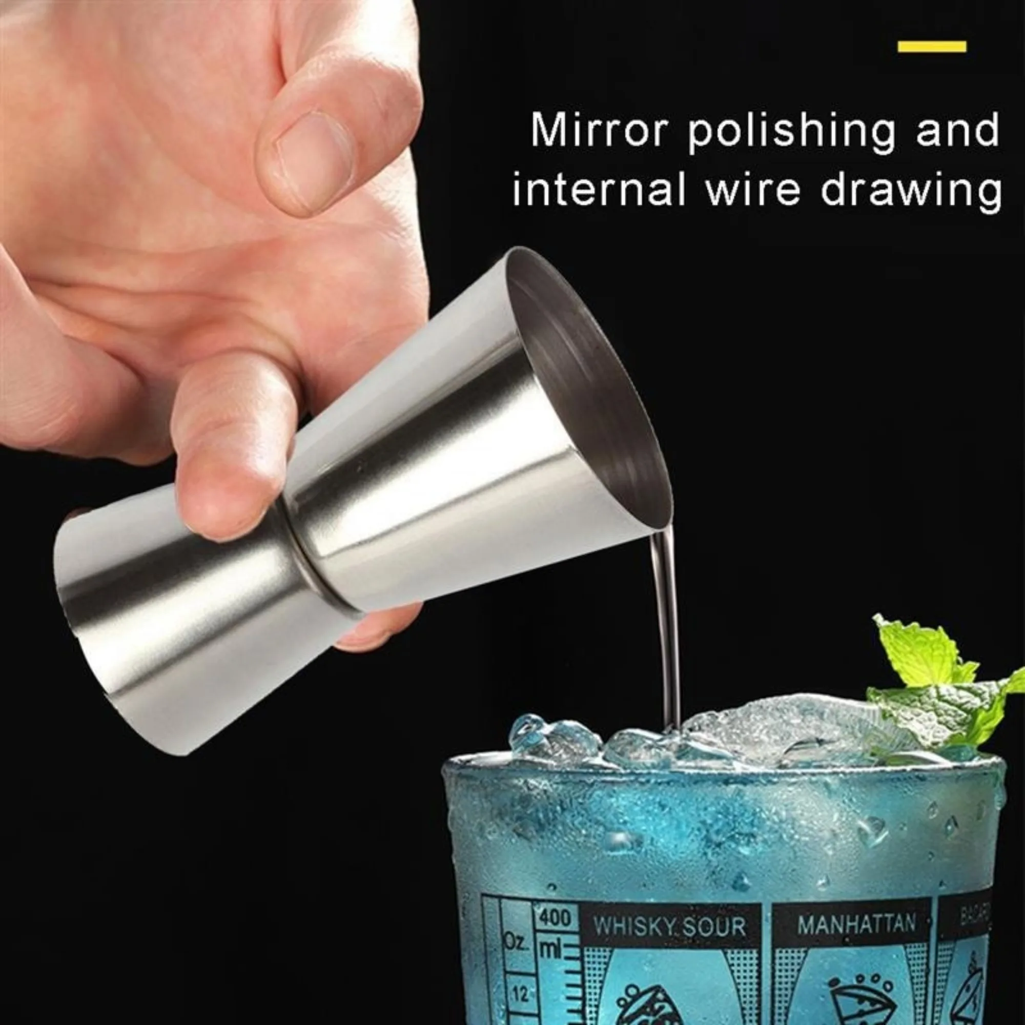 JJYY Acero inoxidable 15-30ml  - Jigger Double Sided reseña y precio