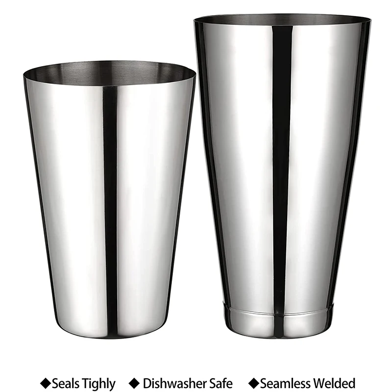 Juego de coctelera de 18oz y 2 - Boston Shaker Set reseña y precio