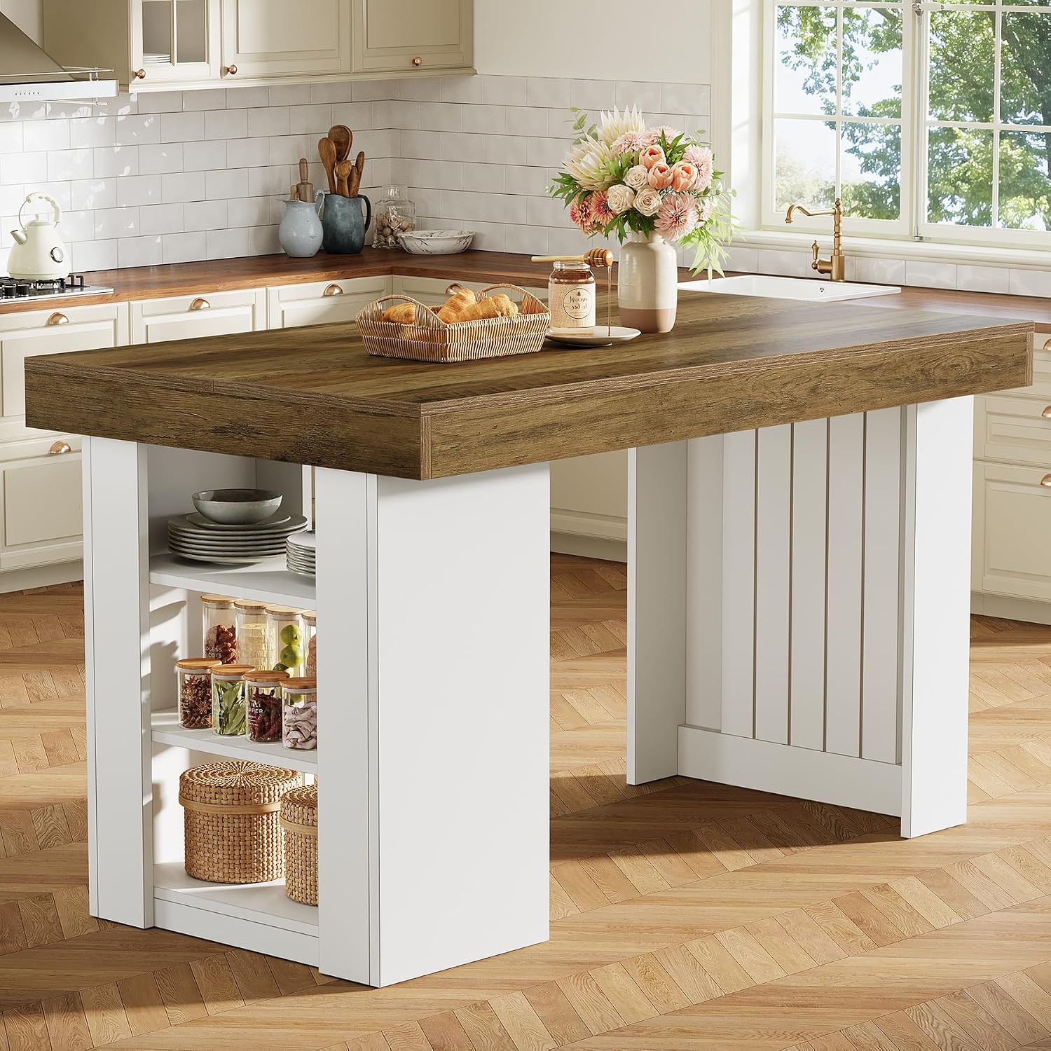 Isla de Cocina con Almacenamie - Home Bar And Counter reseña y precio