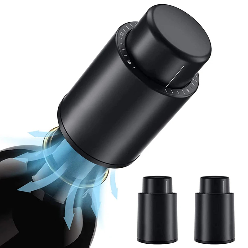 Tapón de vacío para botellas d - Wine Preservation Pump reseña y precio