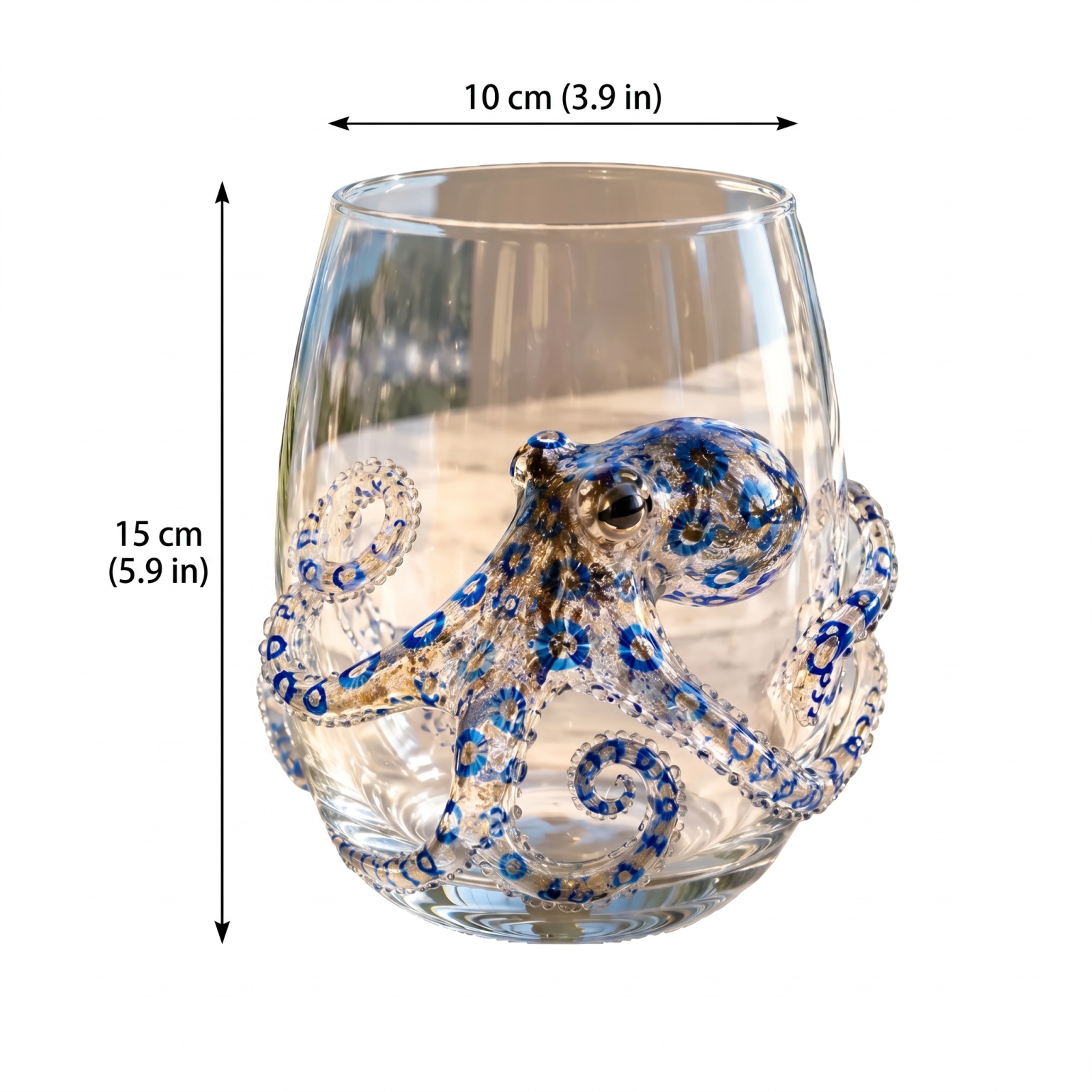 Vaso de Vidrio Artesanal con D - Home Bar Shelf reseña y precio